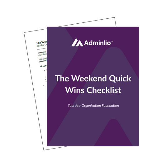 Weekend Quick Wins Checklist